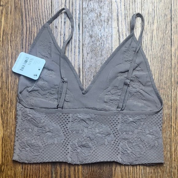 NWT Free People intimately Candy Seamless Bra XS/S nude sand bra - Picture 4 of 10